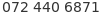 Phone number displayed as an image