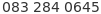 Phone number displayed as an image